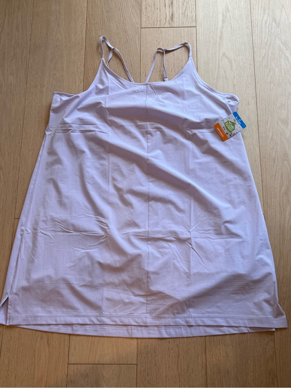 Columbia Pleasant Creek Stretch Dress 3X Lavender Built-In Shorts Omni-Shade NWT